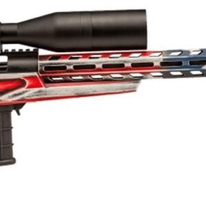 Howa HCR Bolt Action Rifle HCRA73107USK, 308 Winchester, 24″, Luth-AR MBA-4/Aluminum Chassis Black Stock, American Flag Cerakote/Black Finish, 10 Rd