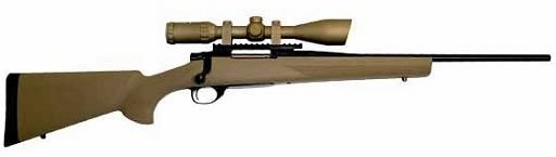 Howa Ranchland Compact Rifle Combo HGR36309S, 308 Winchester, 20 in, Coyote Sand Synthetic Stock, Blue Finish, w/Scope & Rings