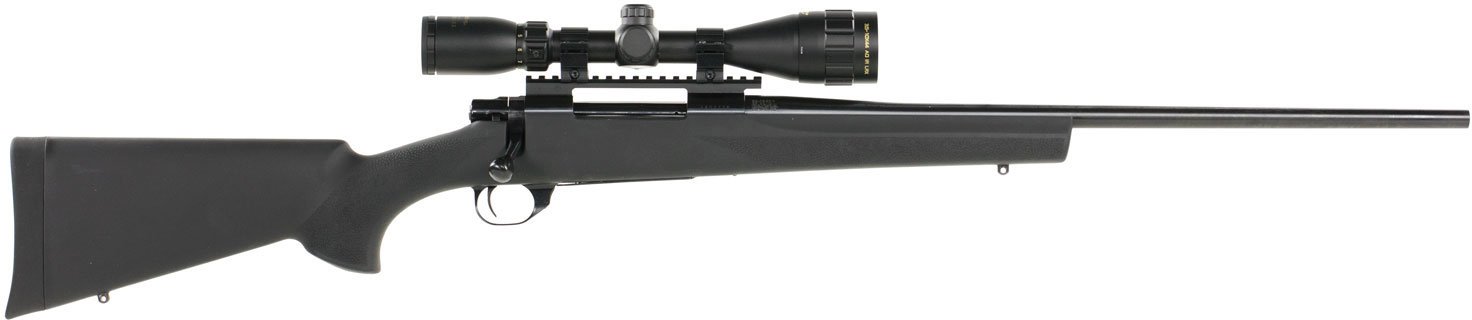Howa Gameking Rifle Package HGK62407, 25-06 Remington, 22″, Black Hogue Overmolded Stock, Blued Finish, 5 Rds