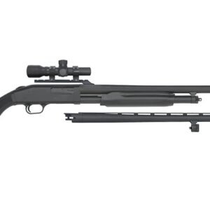 Mossberg 500 12 Gauge Combo Shotgun with Deer/Field Barrel and Dead Ringer 2.5x20mm Scope