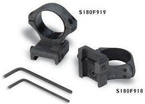 Beretta Sako/Tikka Accessories S180F918 Optilock Phosphate Finish, 30 mm Diameter, Low (32.4 mm / 1.28″)