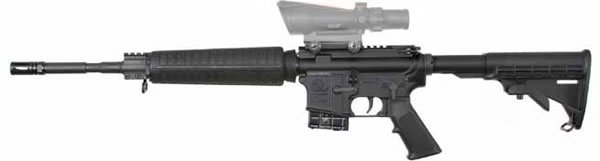 Armalite M-15A4 CB Semi-Auto Rifle 15A4CB68, 6.8 SPC, 16″, Black Collapsible Stock, Black Finish