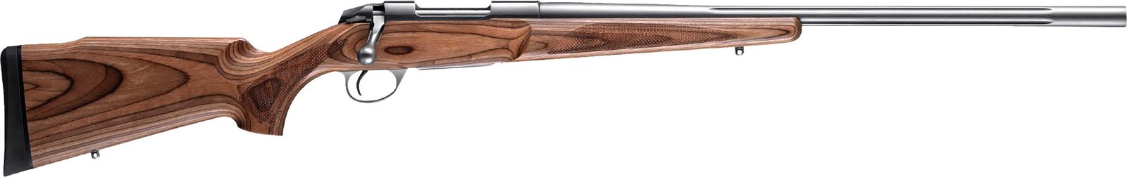 Sako 85 Varmint Lam Set Trigger Rifle, JRS1G22, .204 Ruger, 23 5/8″, Laminated Brown Stock, Stainless Steel Fi…