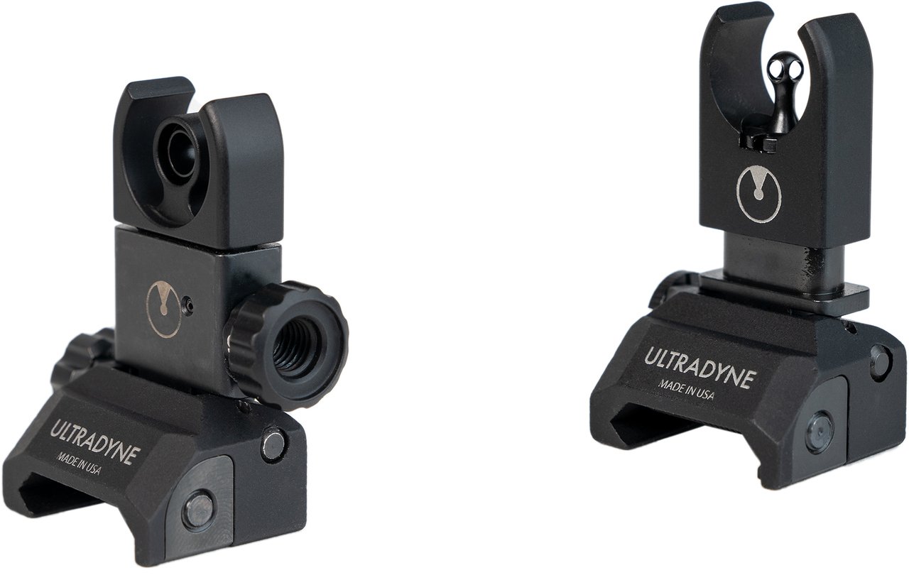 Ultradyne C4 Folding Front and Rear Sight Combo