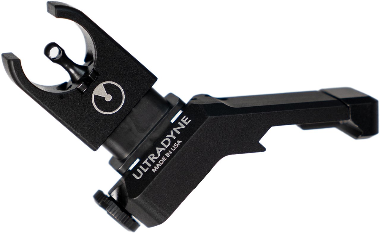 Ultradyne C4 Offset Folding Front Sight, RH The C4 OFFSET FOLDING FRONT SIGHT from Ultradyne brings our outstanding dual aperture