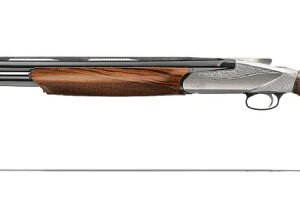 Benelli 828U 12ga 3″ 26″ LH AA-Grade Satin Walnut Engraved Nickel Receiver O/U Break Action Shotgun 10707