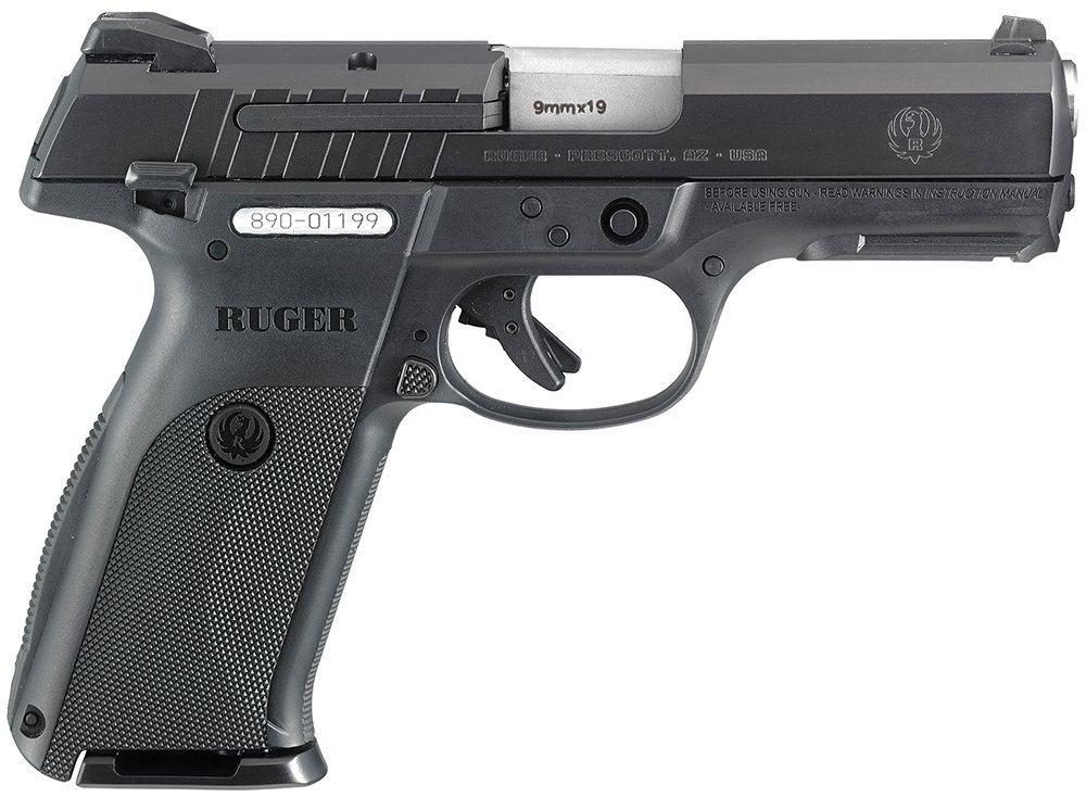 Ruger 3340 SR9E Standard Double 9mm 4.1″ 17+1 Black Polymer Grip Blued