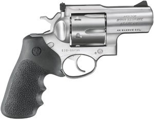 Ruger Super Redhawk Alaskan 44 RemMag 2.5″ 6rd Hogue Tamer Monogrip SSS