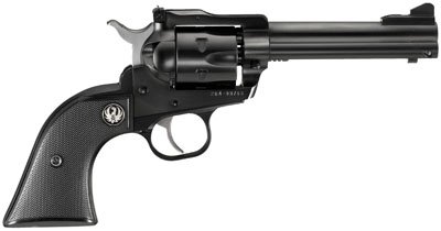Ruger 10623 Single-Six Convertible 22LR/22Mag 4.62″ 6rd w/AS Blk Rubbr Grip Blue