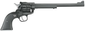 Ruger 10624 Single-Six Convertible 22LR/22Mag 9.5″ 6rd w/AS Blk Rubber Grip Blue