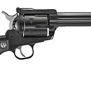 Ruger 10465 Blackhawk New Model 45 Colt 5.5″ 6rd Black Hard Rubber Grip Blue