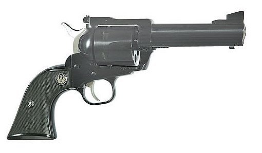 Ruger 10446 Blackhawk New Model Convert 45LC/ACP 4.62″ 6rd Hard Rubber Grip Blue