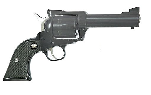 Ruger 10445 Blackhawk New Model 45 Colt 4.62″ 6rd Black Hard Rubber Grip Blue