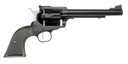 Ruger 10406 Blackhawk New Model 41 RemMag 6.5″ 6rd Black Hard Rubber Grip Blue