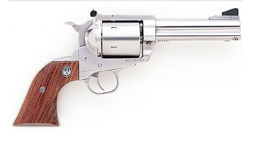 Ruger, Super BlackHawk Standard, 44 MAG, 4.62″ Barrel, 6-Shot, Rosewood Grip, Stainless Finish