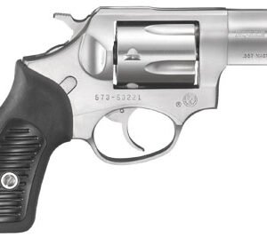 Ruger SP101 Standard 357 RemMag 2.25″ 5rd Rubber Grip Satin Stainless