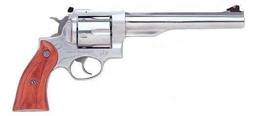 Ruger Redhawk DAA 44 RemMag 7.5″ 6rd Rosewood Grip Satin Stainless
