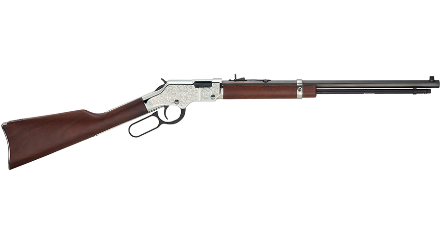 Henry Silver Eagle Tribute Edition 17 HMR Lever Action Heirloom Rifle