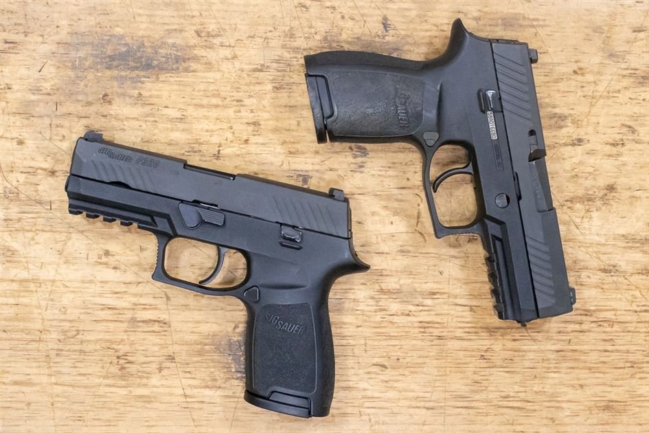 Sig Sauer P320 Compact 40 S&W Police Trade-in Pistols (Good Condition)