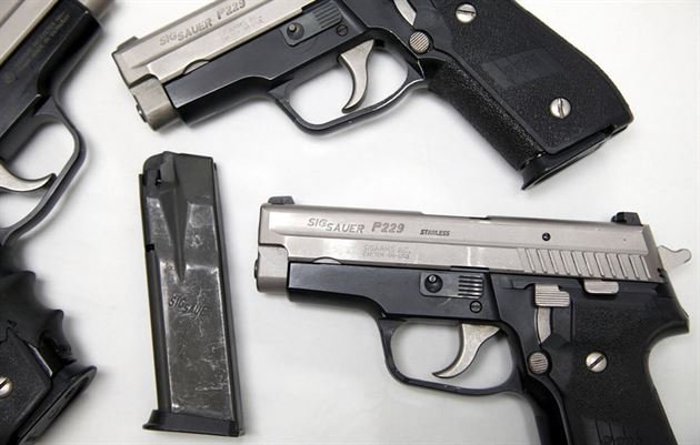 Sig Sauer P229 Stainless 357 Sig Police Trades with 2 Magazines